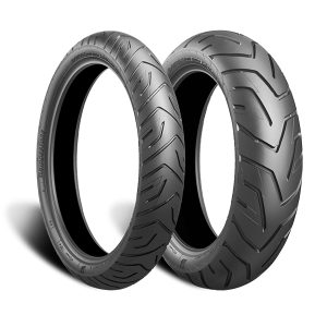Continental . Deze voor- en achterband is geschikt voor adventure & trial motoren.